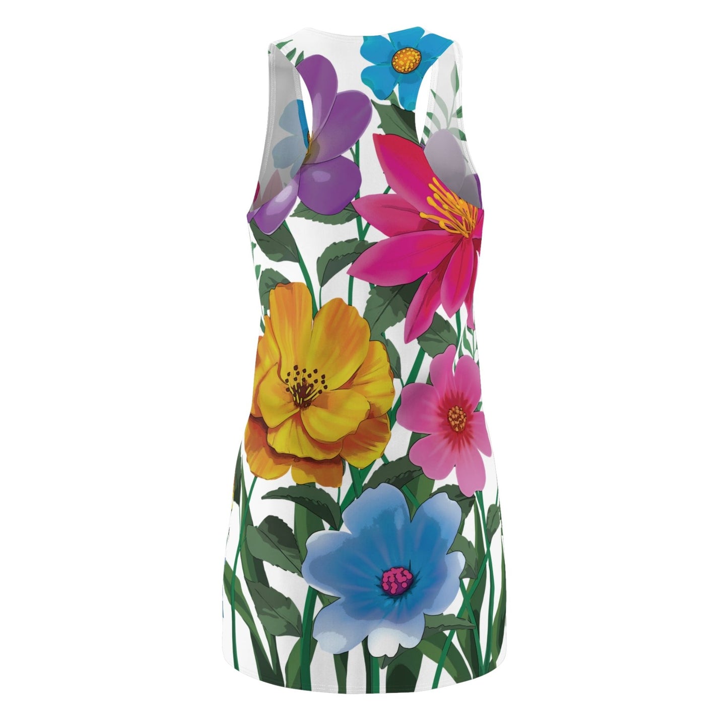 Racerback Dress for women with floral design print